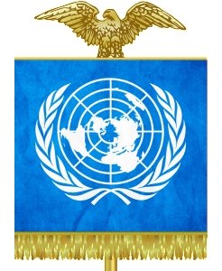The United Nations is the very organization which has gathered the kings of the earth and the diverse horn has it's flag raised at.